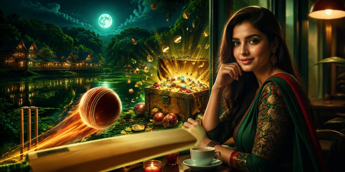 গাজীপুরে লাল-সবুজ পতাকার সামনে ক্রিকেট বেটিং উপভোগ করছেন দর্শকরা