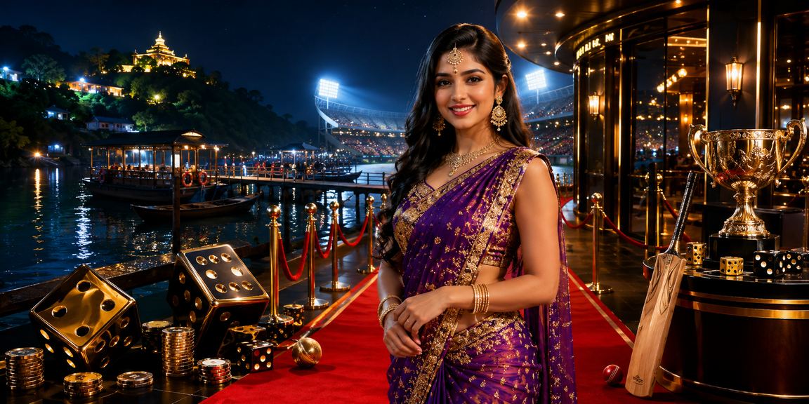 Bangladeshi model enjoying cricket betting in Rangamati