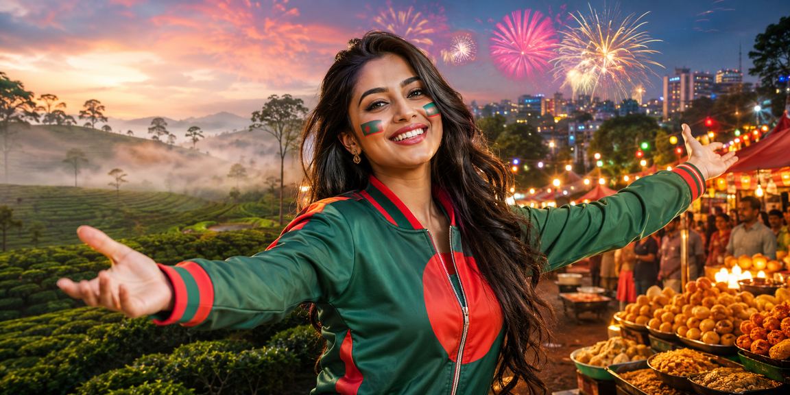 সিলেটের চা বাগানে ক্রিকেট বেটিং উপভোগ করছেন স্থানীয় ক্রিকেটপ্রেমীরা